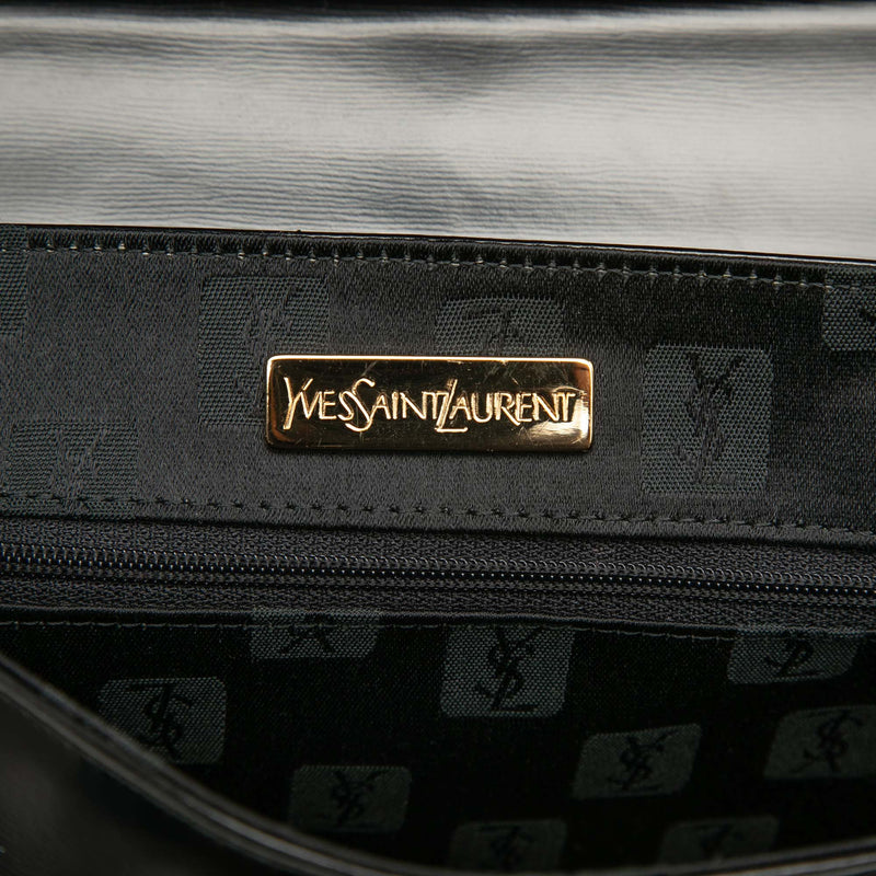 Leather Logo Charm Top Handle Bag - Image 5