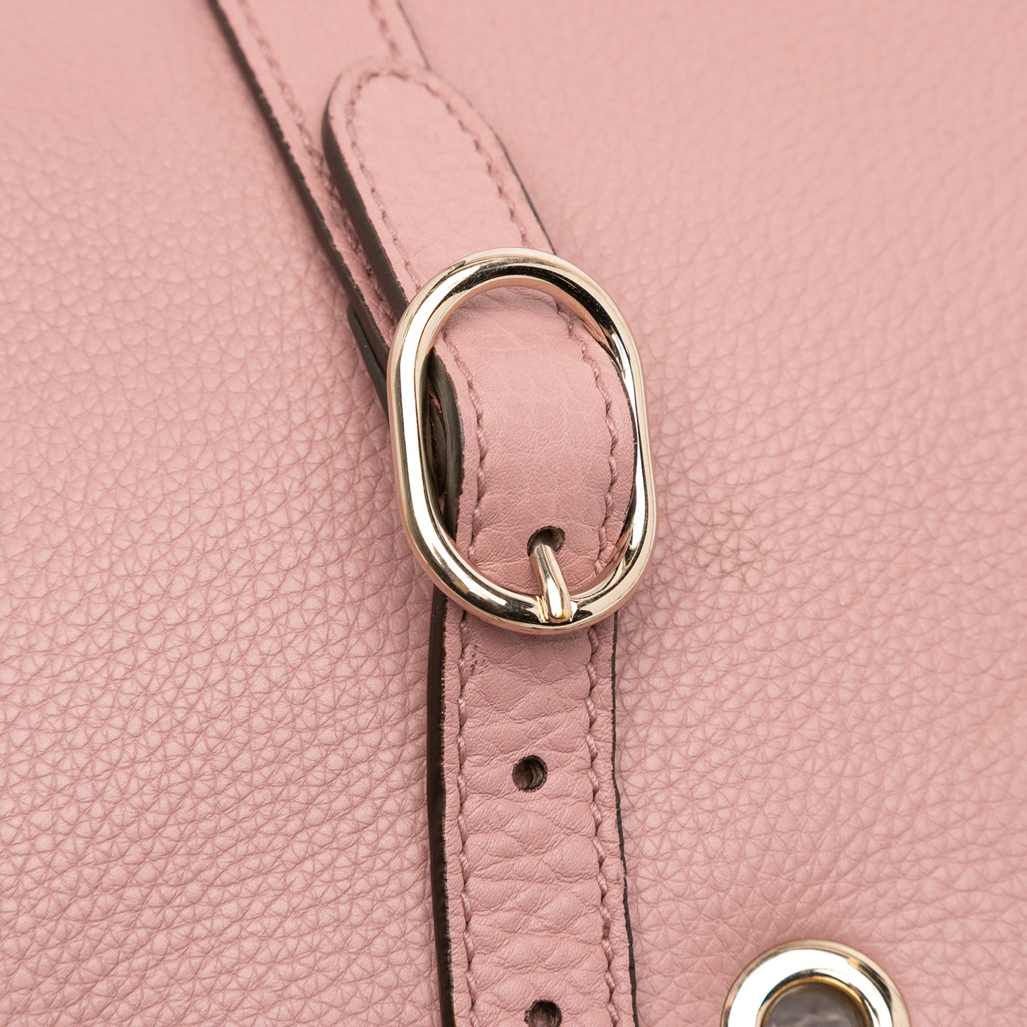 Medium Calfskin Bamboo Shopper Satchel - Image 12