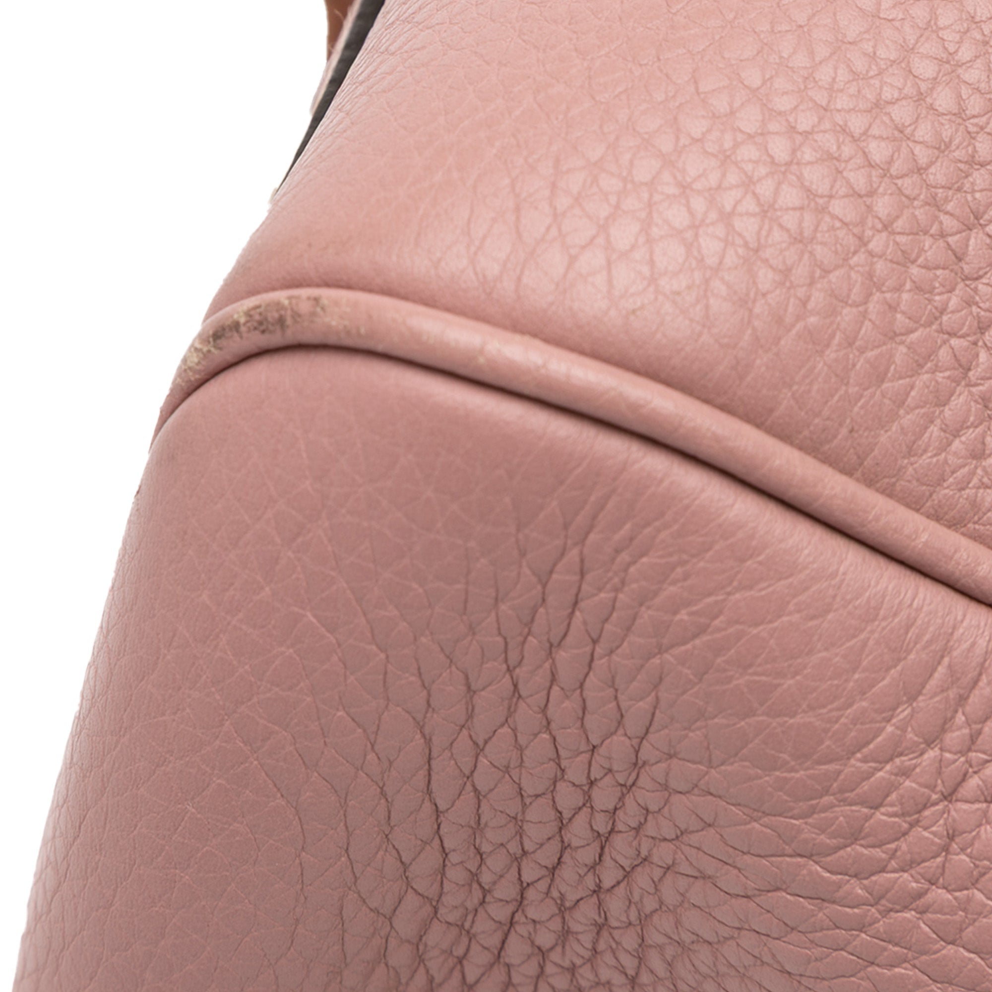 Medium Calfskin Bamboo Shopper Satchel - Image 13