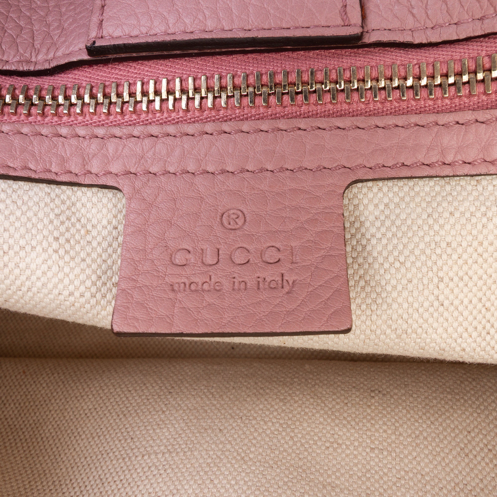 Medium Calfskin Bamboo Shopper Satchel - Image 5