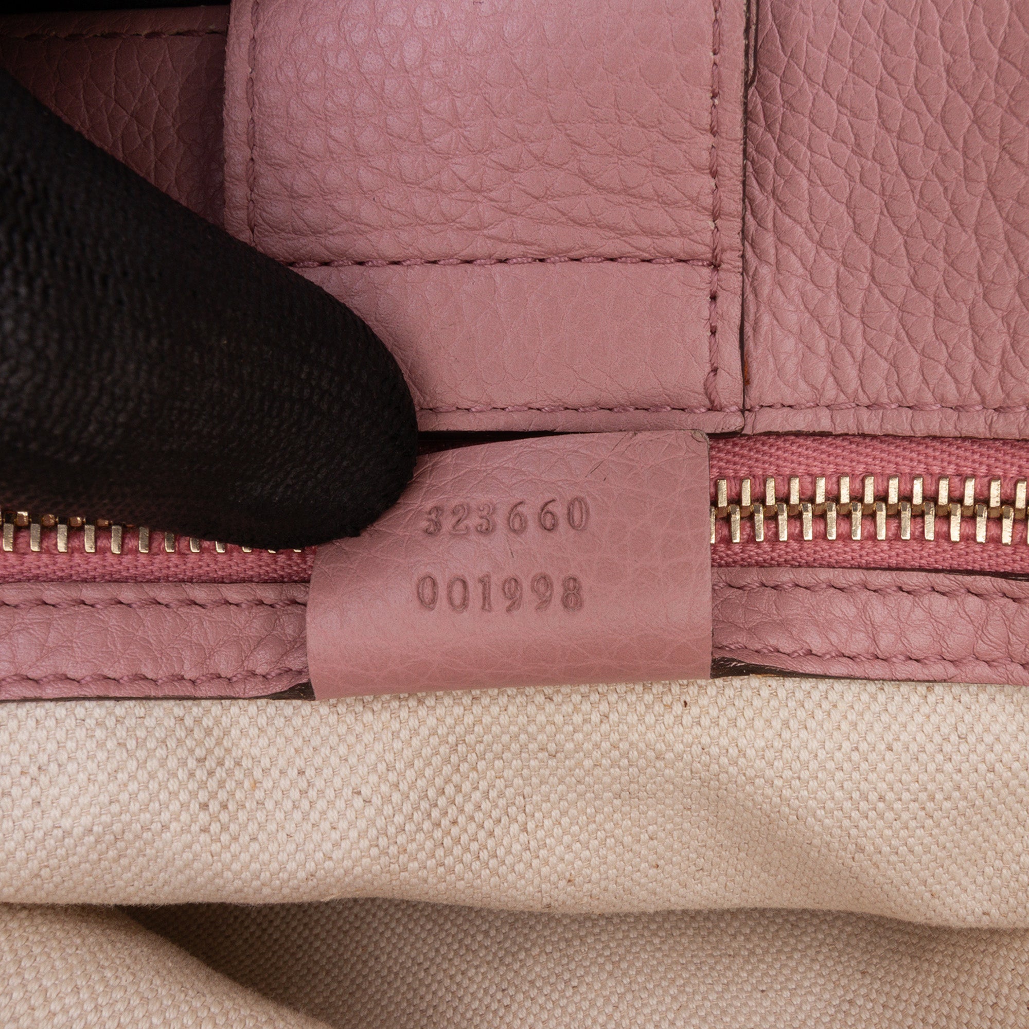 Medium Calfskin Bamboo Shopper Satchel - Image 6