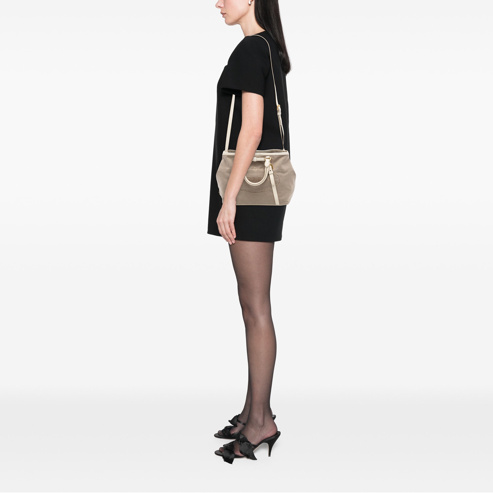 Canvas Canapa Logo Bow Satchel - Image 6
