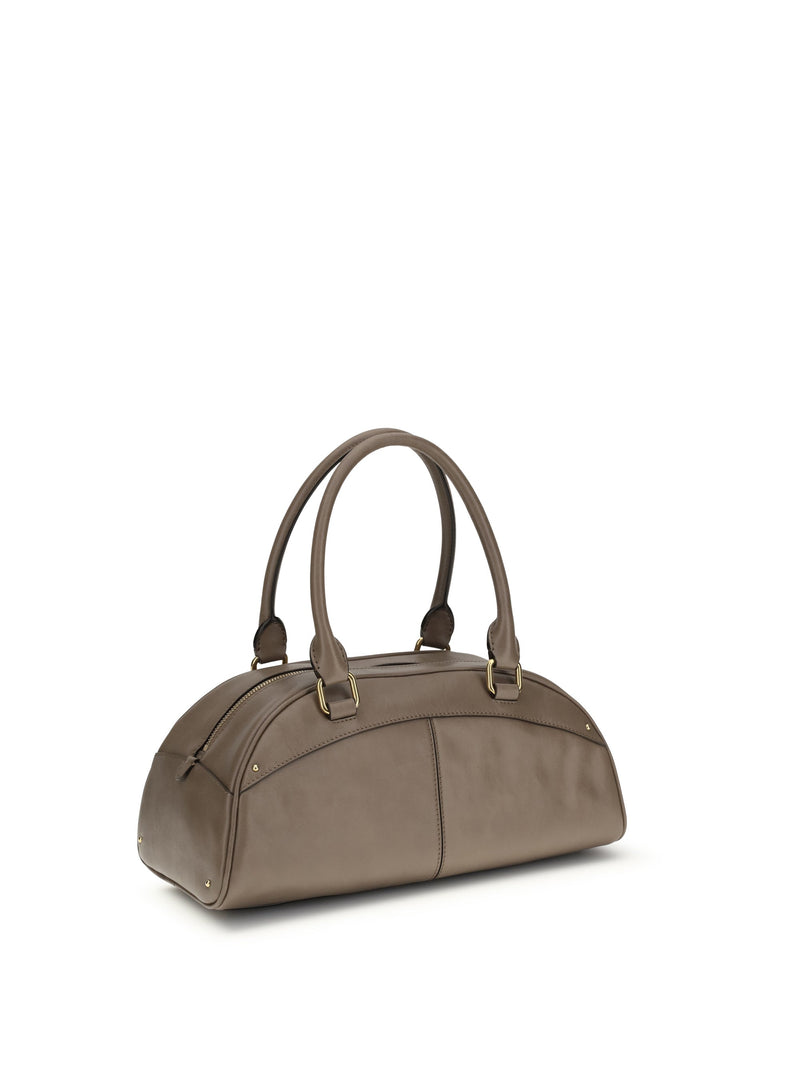 Chloé Shoulder Bag — Gray Calf Leather Bos Taurus
