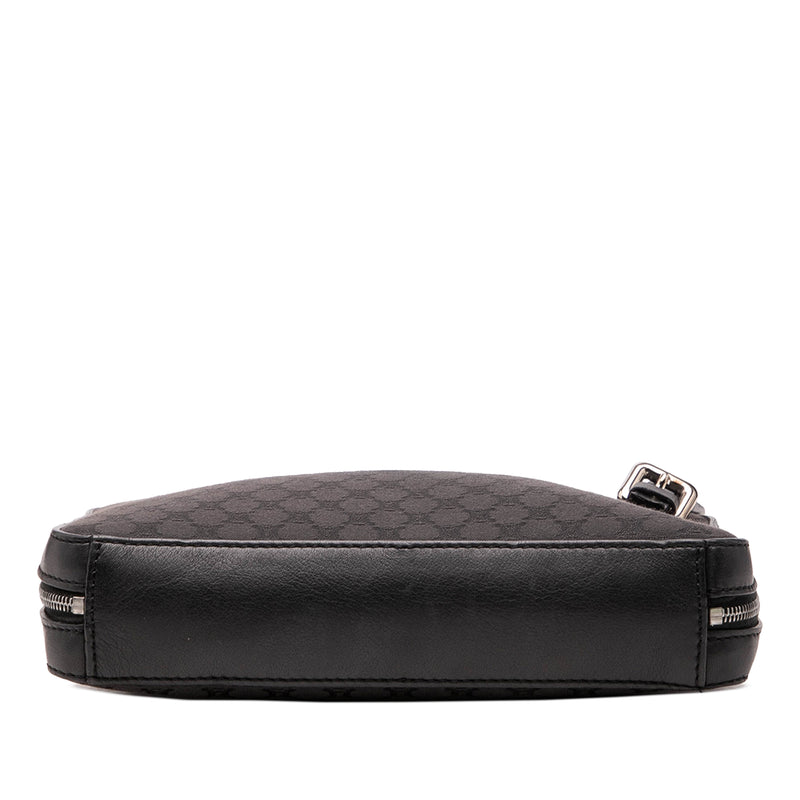 Leather Trimmed Macadam Canvas Messenger Bag - Image 3