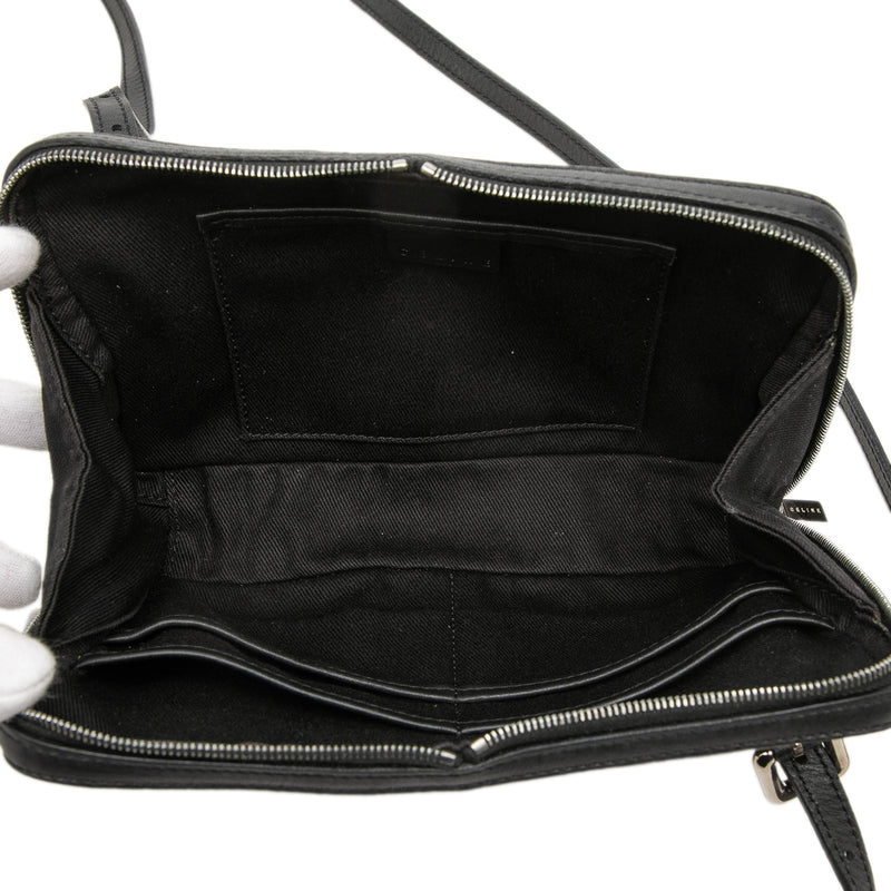 Leather Trimmed Macadam Canvas Messenger Bag - Image 4