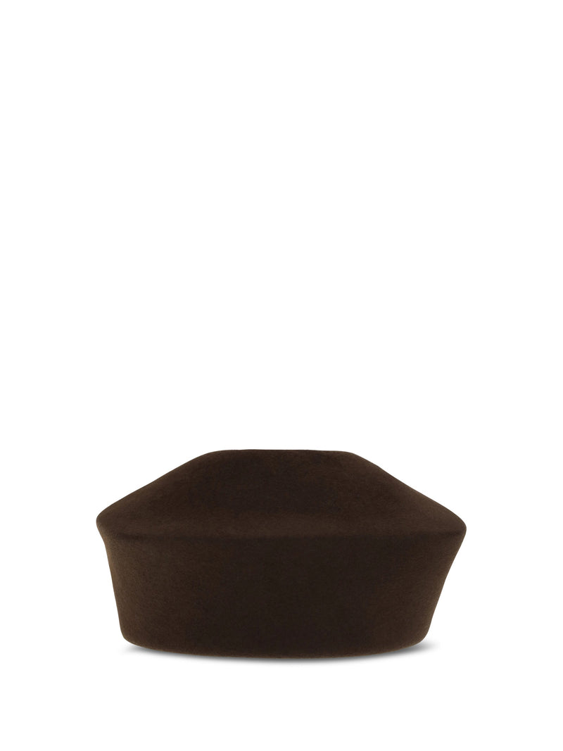 Loro Piana Fxw0083 Beret — Brown Cotton Berets