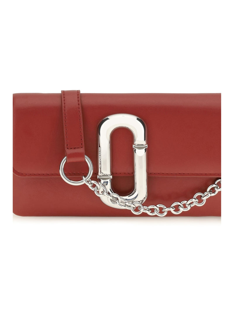 Marc Jacobs Shoulder Bag — Red Calf Leather Bos Taurus