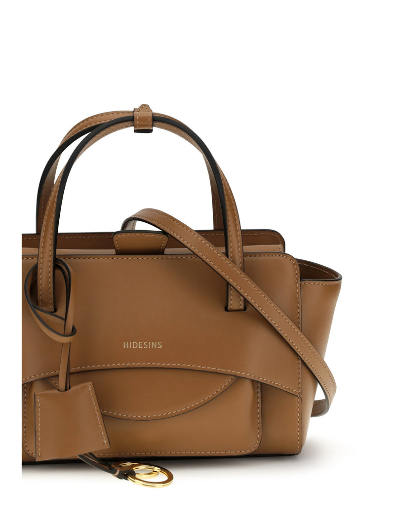Hidesins Flap Shoulder Bag — Caramel Calf Leather
