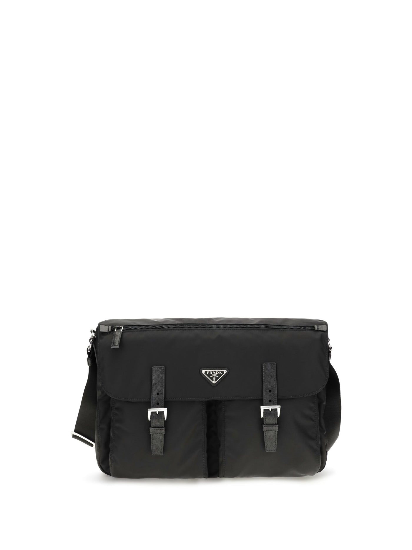 Prada Re-Nylon Shoulder Bag — Black Polyamide