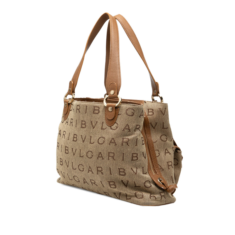 Logomania Canvas Satchel - Image 2