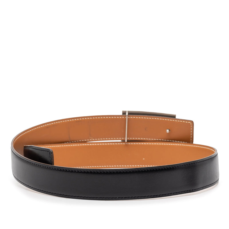 Box Calf H Plate Reversible Belt - Image 3