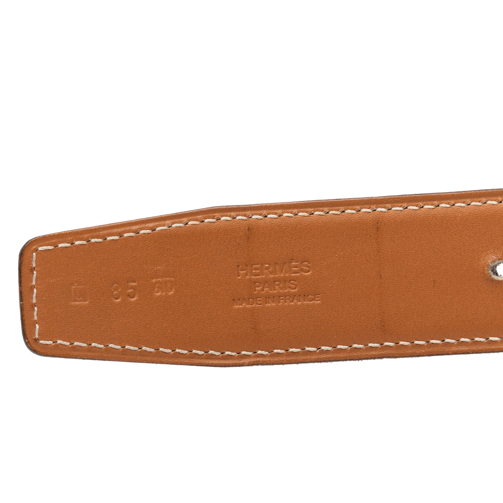 Box Calf H Plate Reversible Belt - Image 6