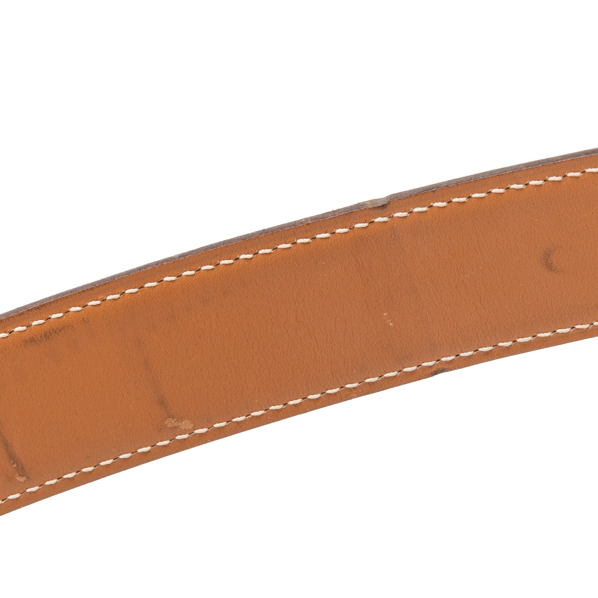 Box Calf H Plate Reversible Belt - Image 8