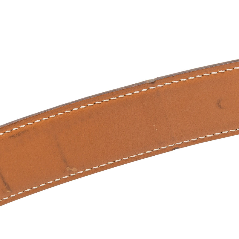 Box Calf H Plate Reversible Belt - Image 8
