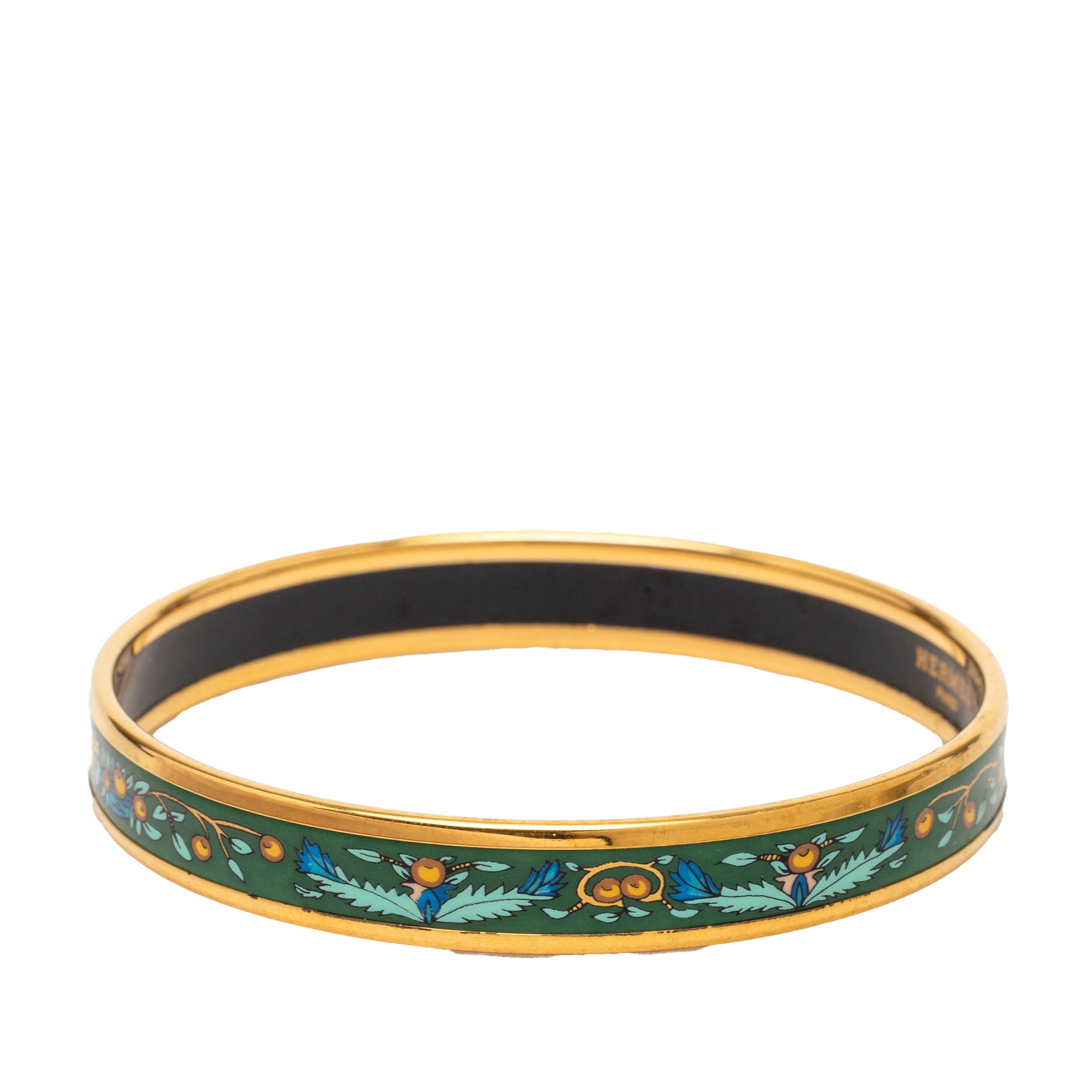 Narrow Enamel Fruits Cloisonne Bangle 65 - Image 2