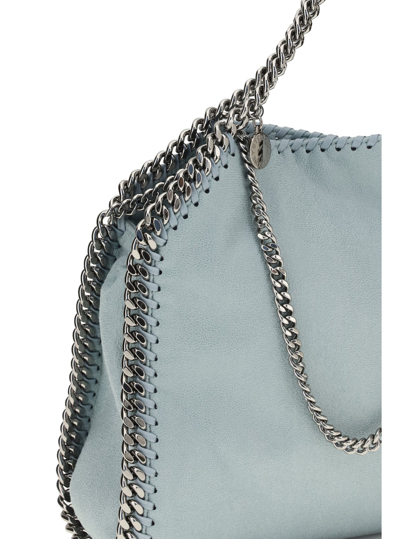 Stella Mccartney Top Handle Bag — Blue Polyester