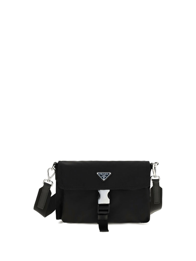 Prada Re-Nylon Card Case — Black Recycled Polyamide Cases