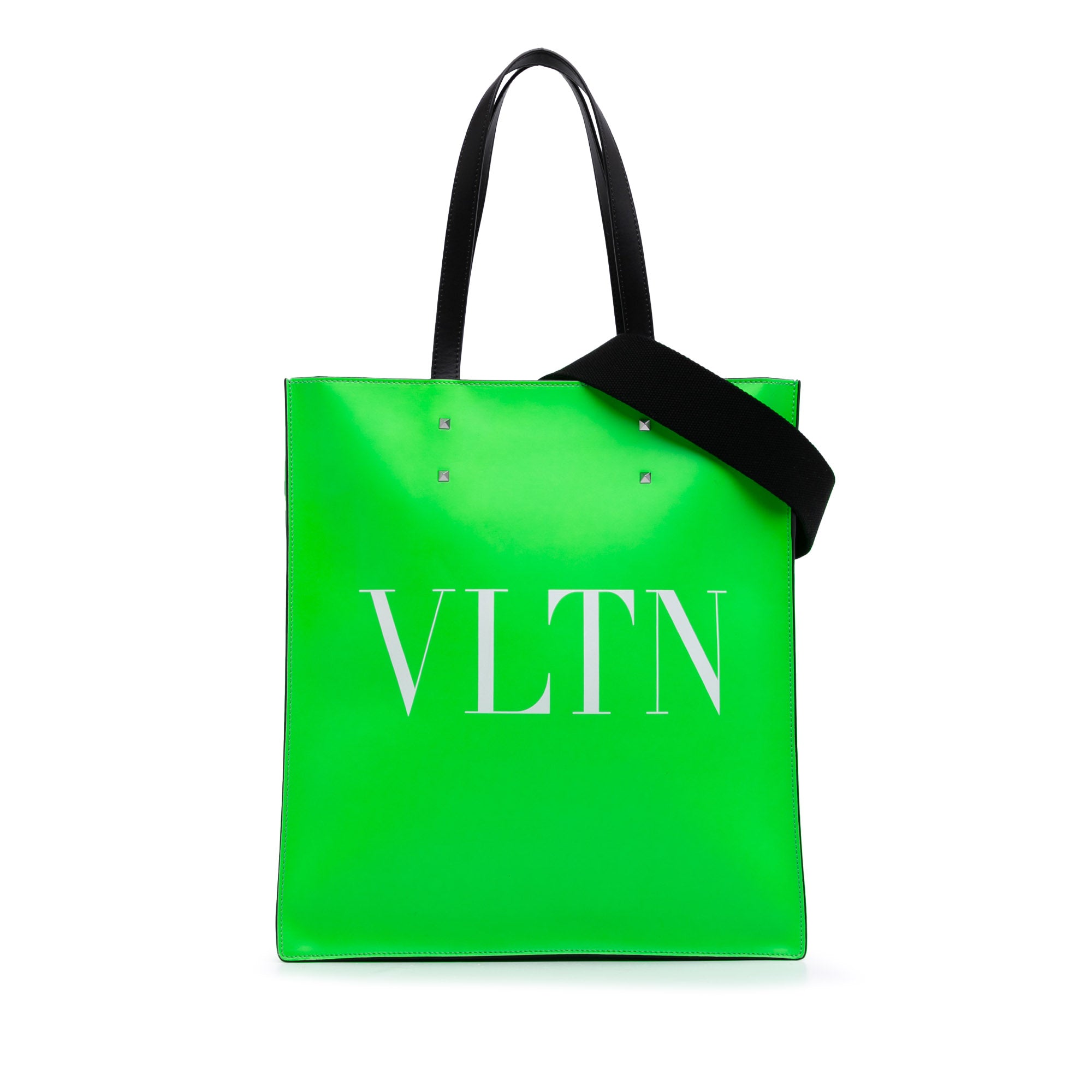Leather VLTN Satchel - Image 1