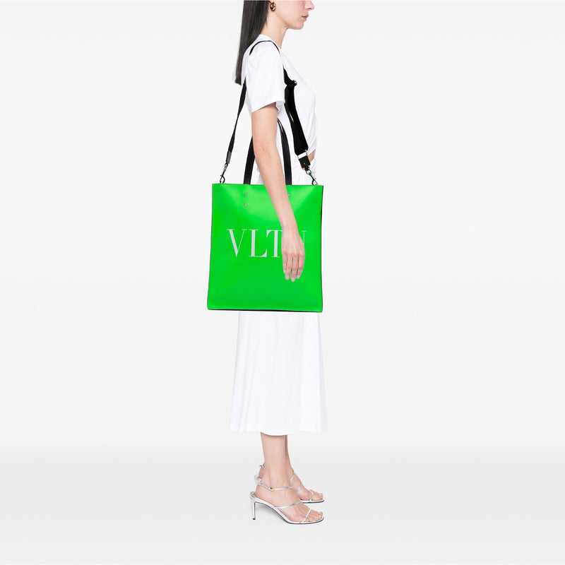 Leather VLTN Satchel - Image 11
