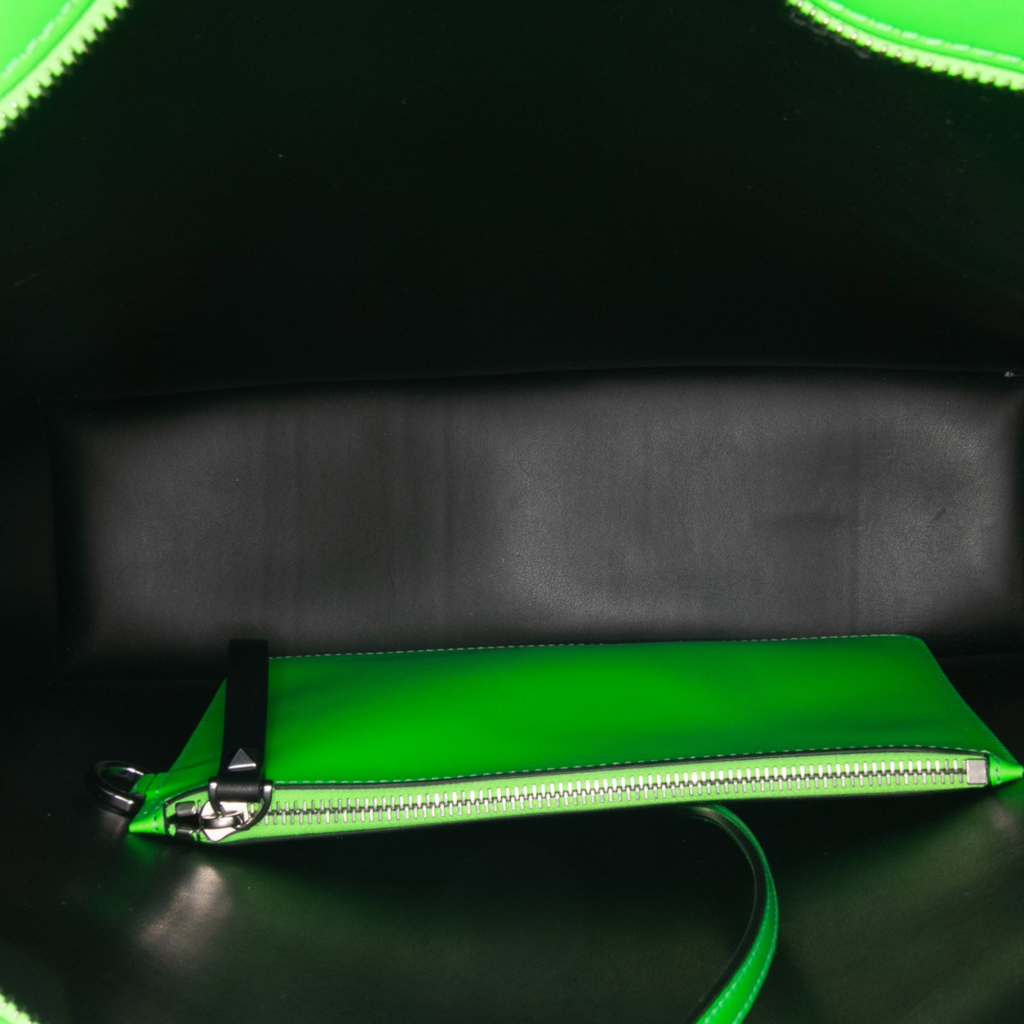 Leather VLTN Satchel - Image 5