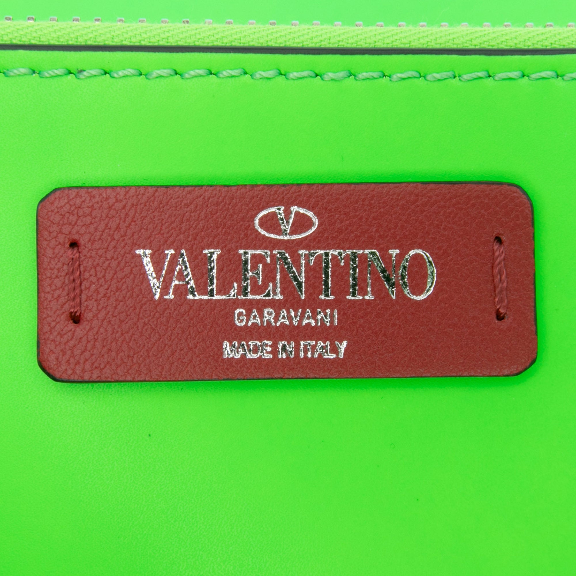 Leather VLTN Satchel - Image 6