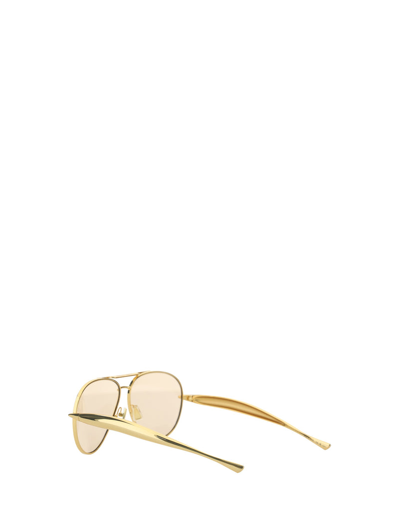 Bottega Veneta 779517v4450 Sunglasses — Gold Metal