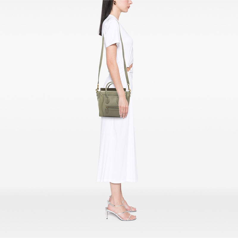 Nano Leather Luggage Tote - Image 7