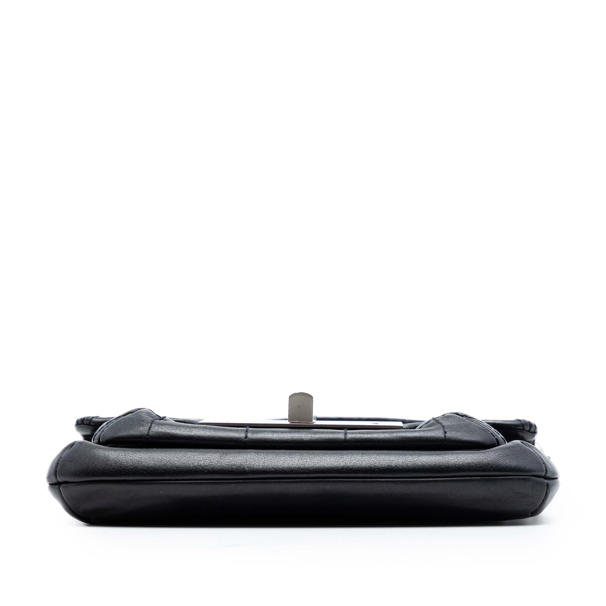Calfskin Square Stitched Mademoiselle Shoulder Bag - Image 3