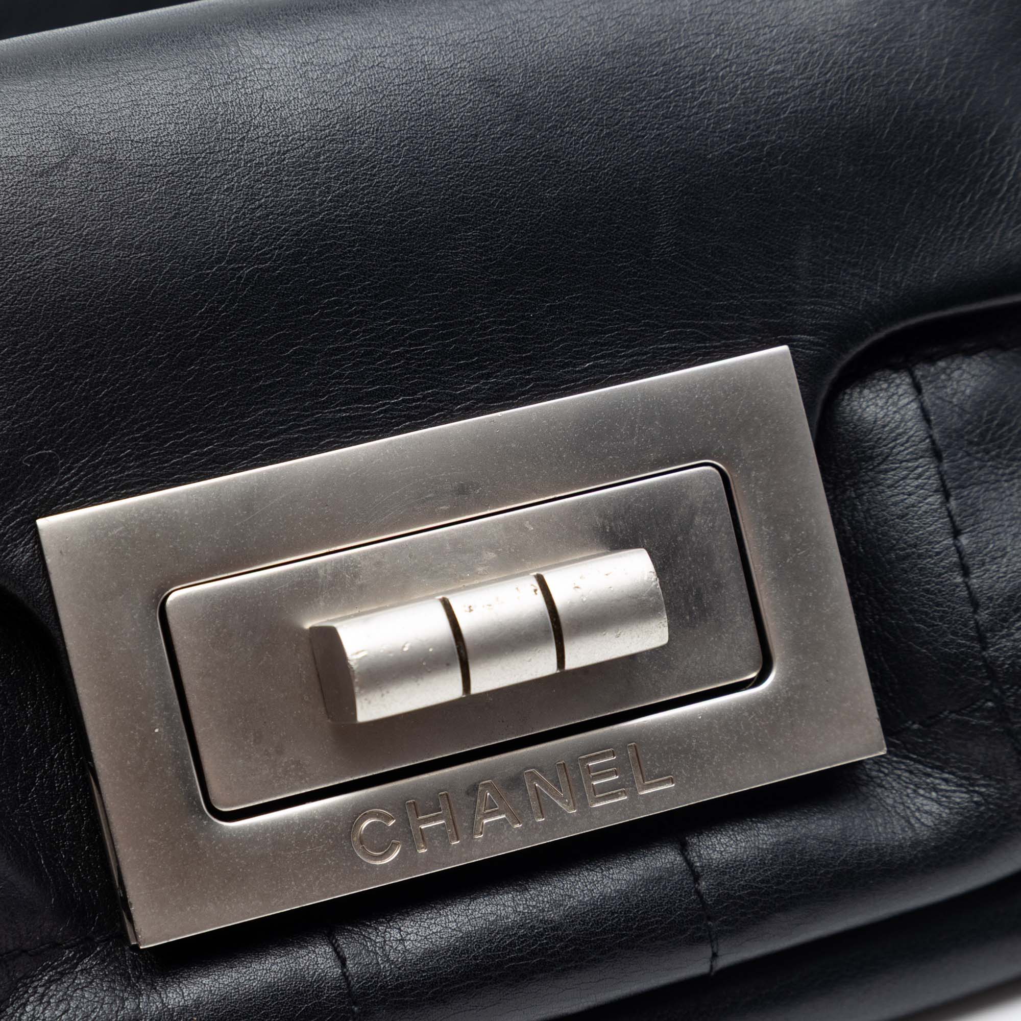 Calfskin Square Stitched Mademoiselle Shoulder Bag - Image 5