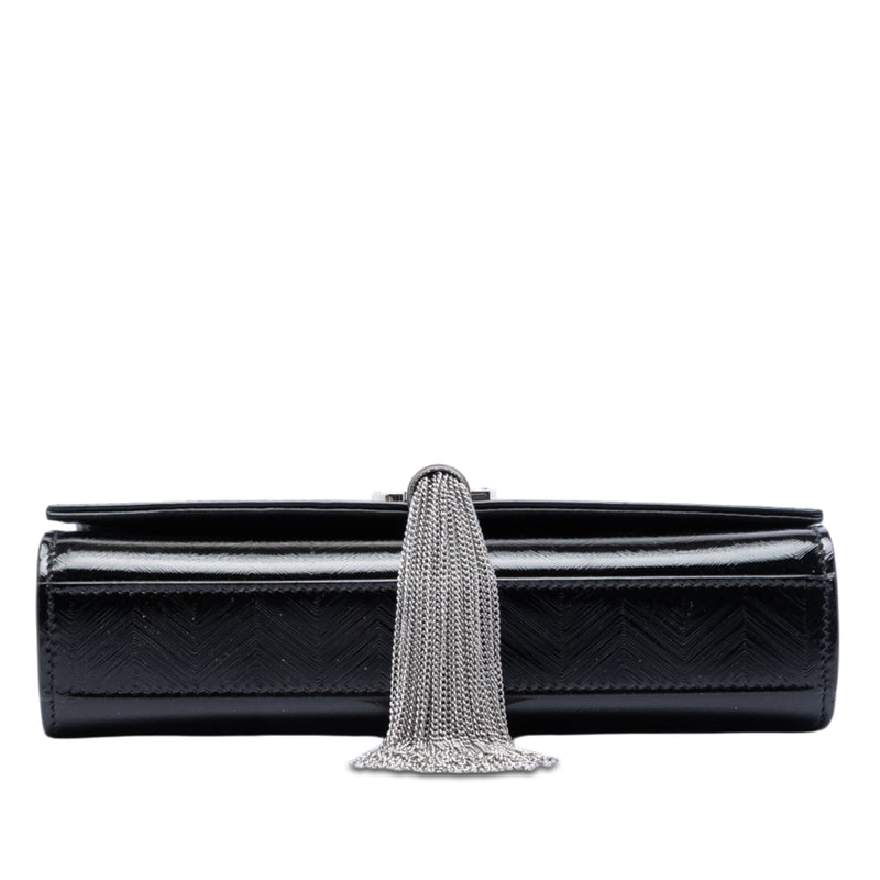 Medium Chevron Patent Monogram Kate Tassel Crossbody - Image 3