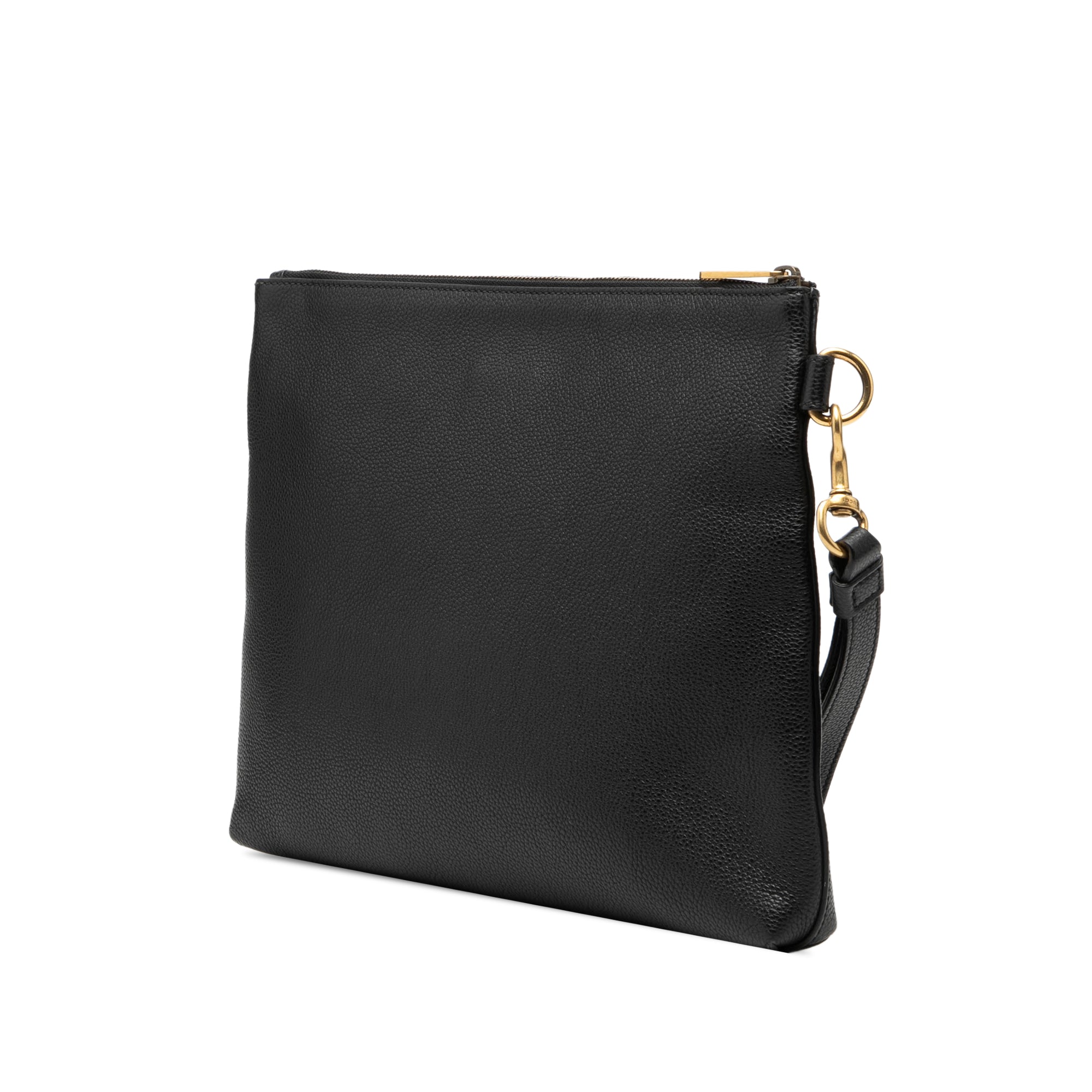 Leather Logo Clutch - Image 2