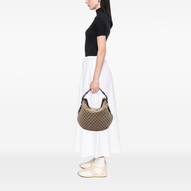 Medium GG Canvas Pelham Hobo - Image 5
