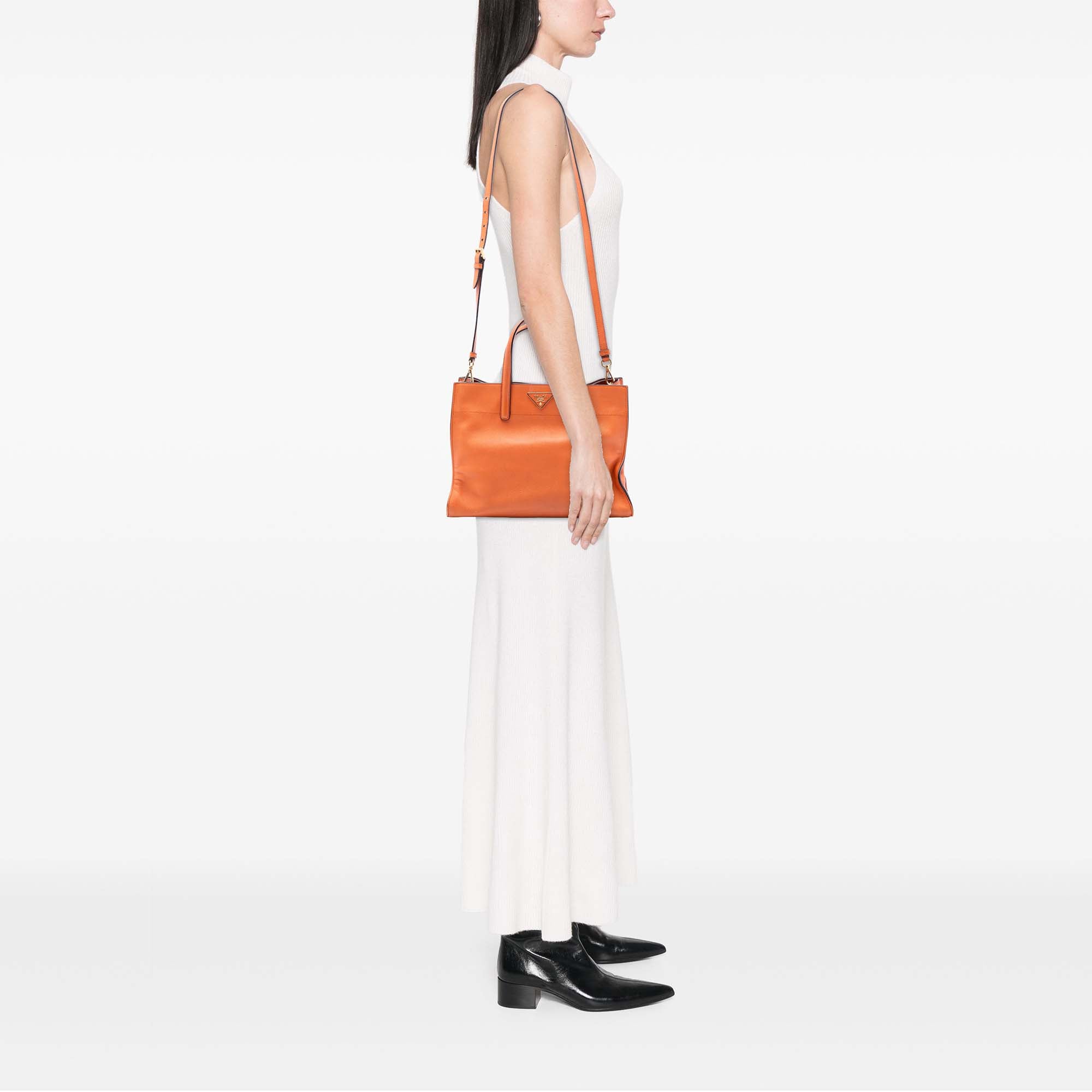 Saffiano Soft Triple Pocket Tote - Image 6