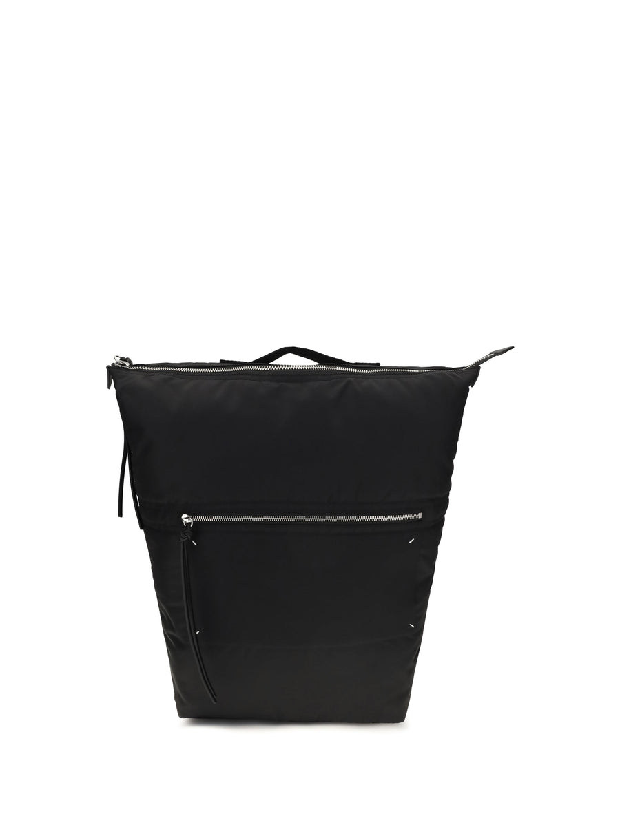 Maison Margiela Zip Line Backpack — Black Polyamide
