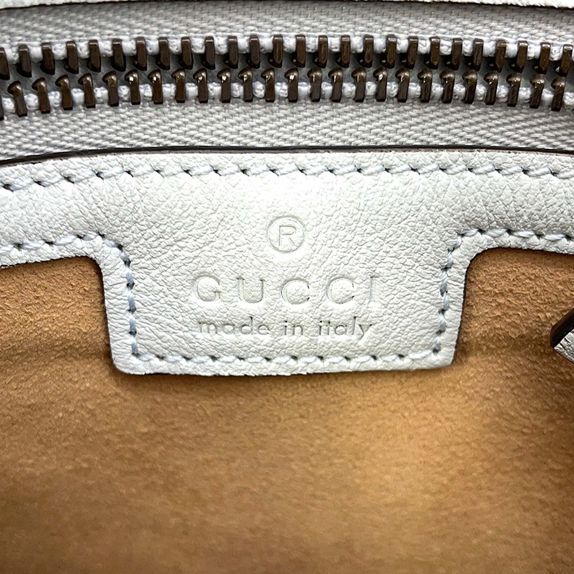 Small Calfskin Bamboo Diana Satchel - Image 5