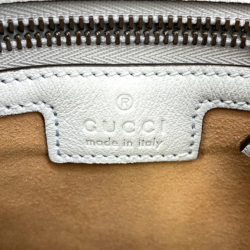 Small Calfskin Bamboo Diana Satchel - Image 5