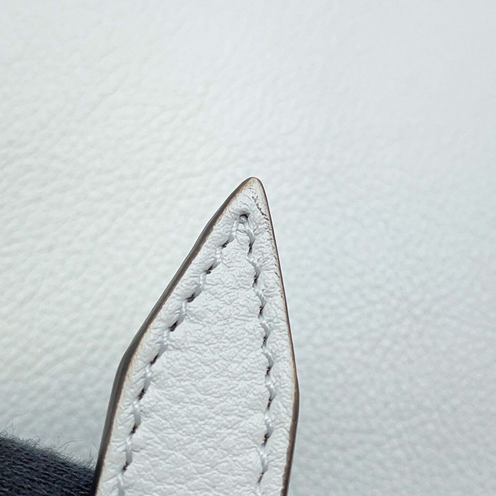 Small Calfskin Bamboo Diana Satchel - Image 7
