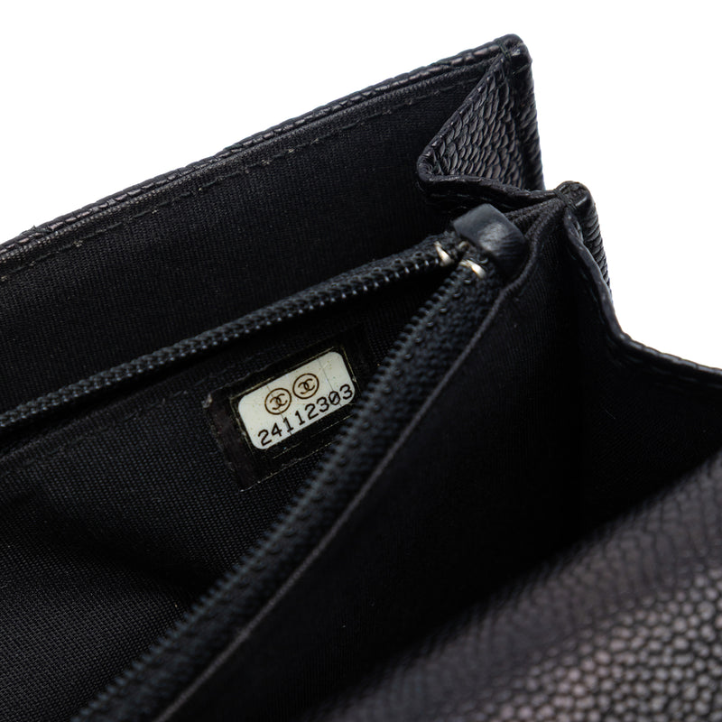 CC Chevron Caviar Square Wallet On Chain - Image 6