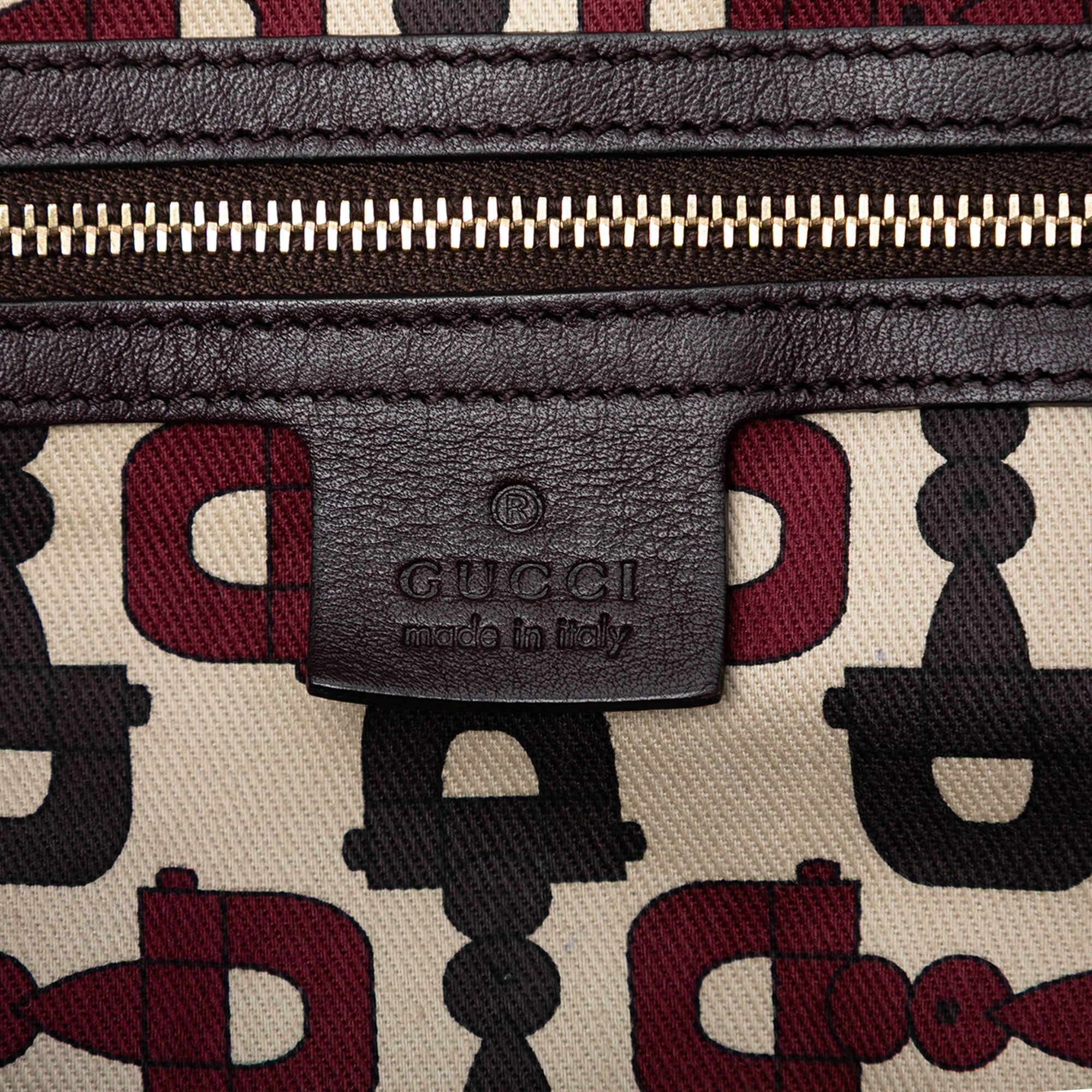 Large Guccissima Hysteria Satchel - Image 5