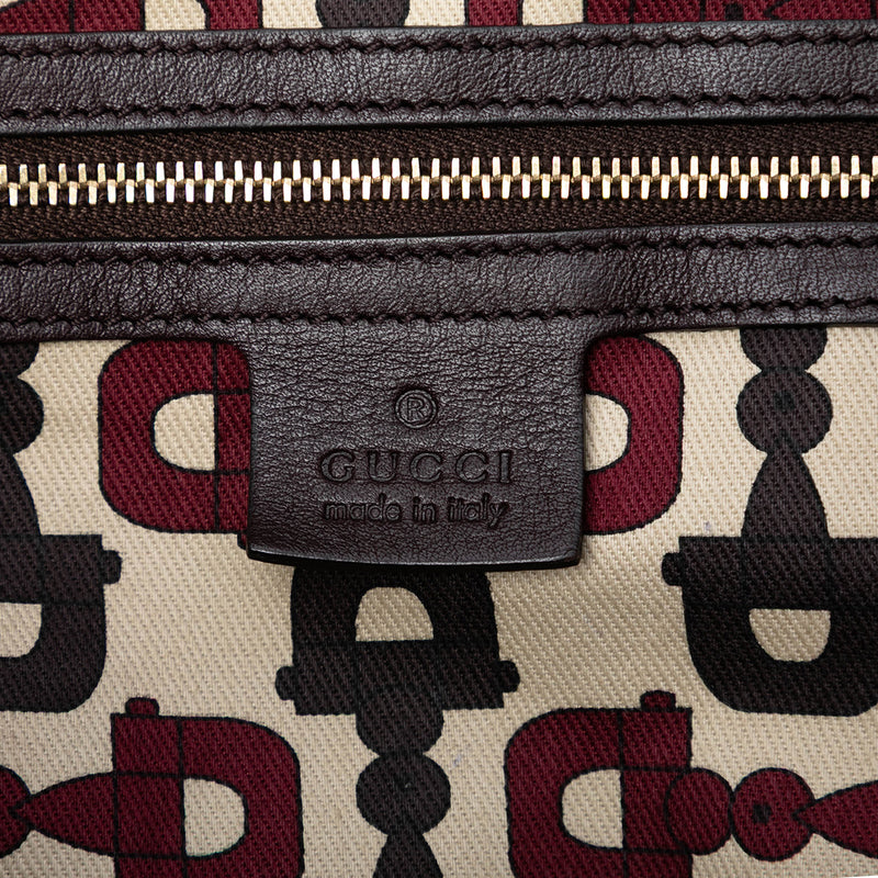 Large Guccissima Hysteria Satchel - Image 5