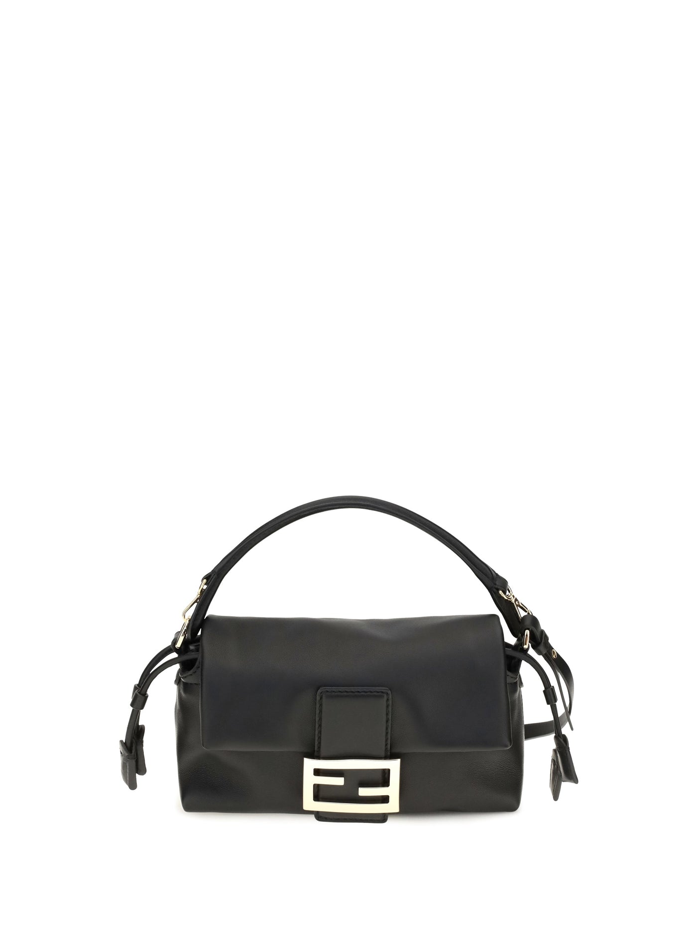Fendi Baguette Shoulder Bag — Black Upper: Lamb Ovis Aries
