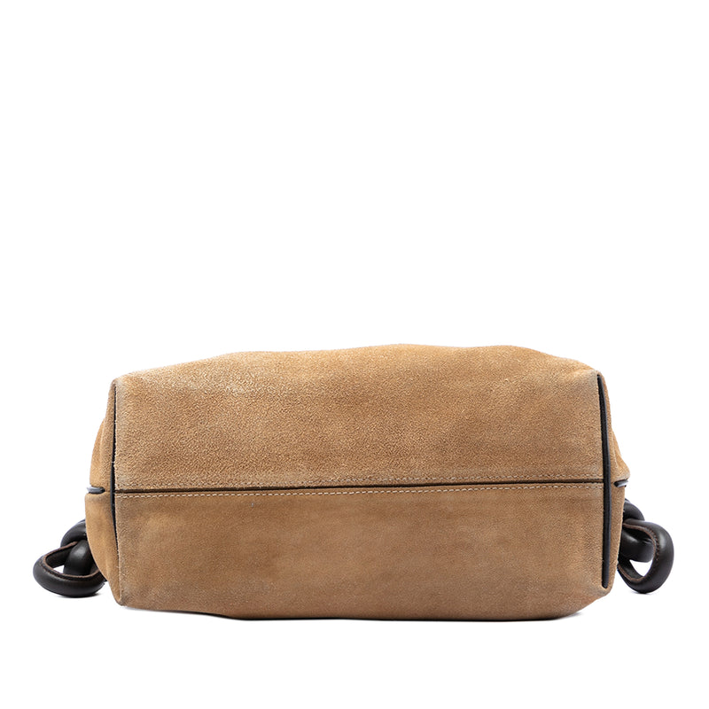 Suede Flamenco Knot Crossbody - Image 3