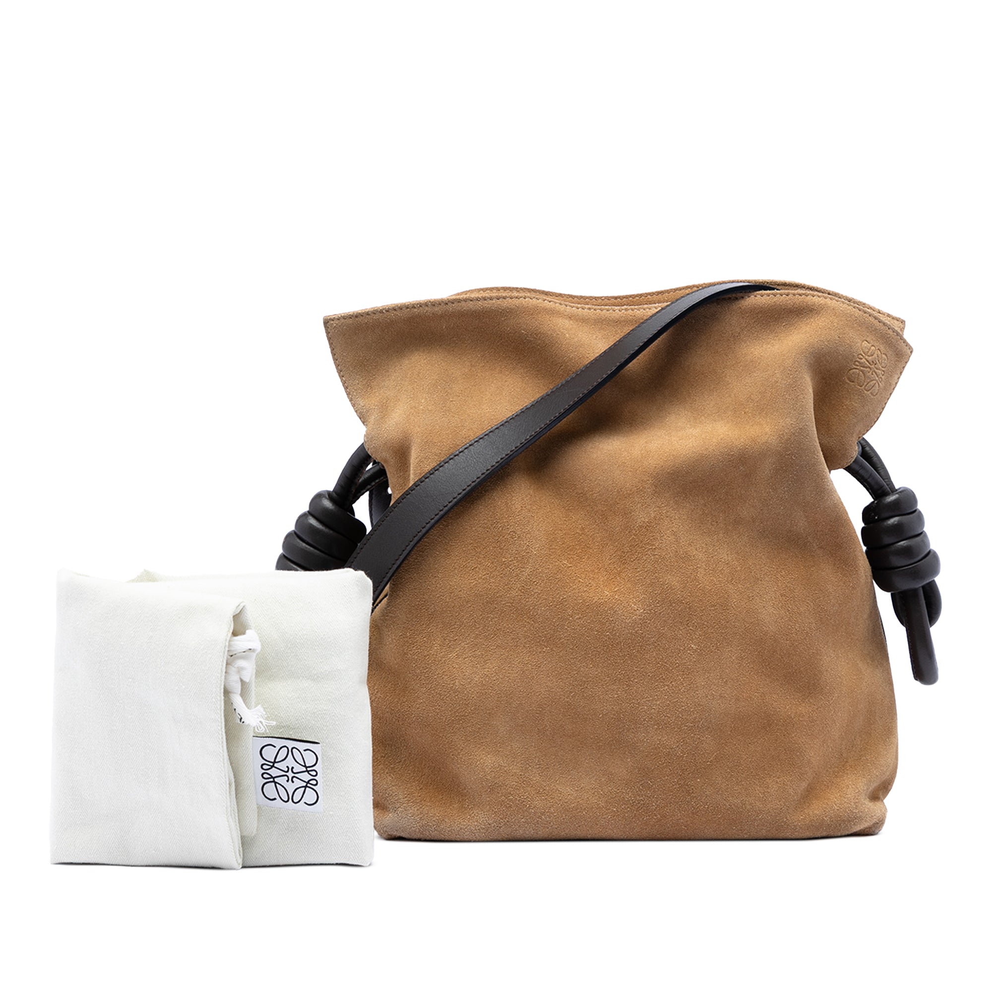 Suede Flamenco Knot Crossbody - Image 7
