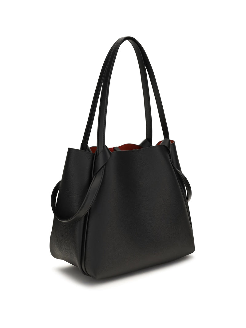 Christian Louboutin Bettina Shoulder Bag — Black Calf Leather Bos Taurus