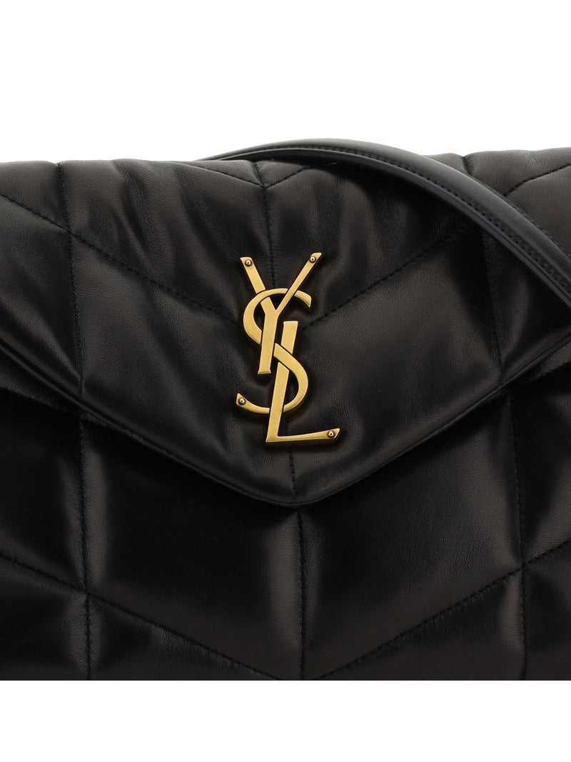 Saint Laurent Shoulder Bag — Black Lamb