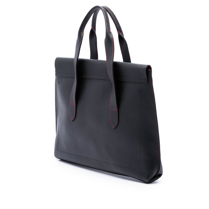 Grained Calfskin Anagram Briefcase - Image 2