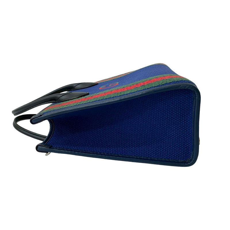 Canvas Interlocking G Satchel - Image 5