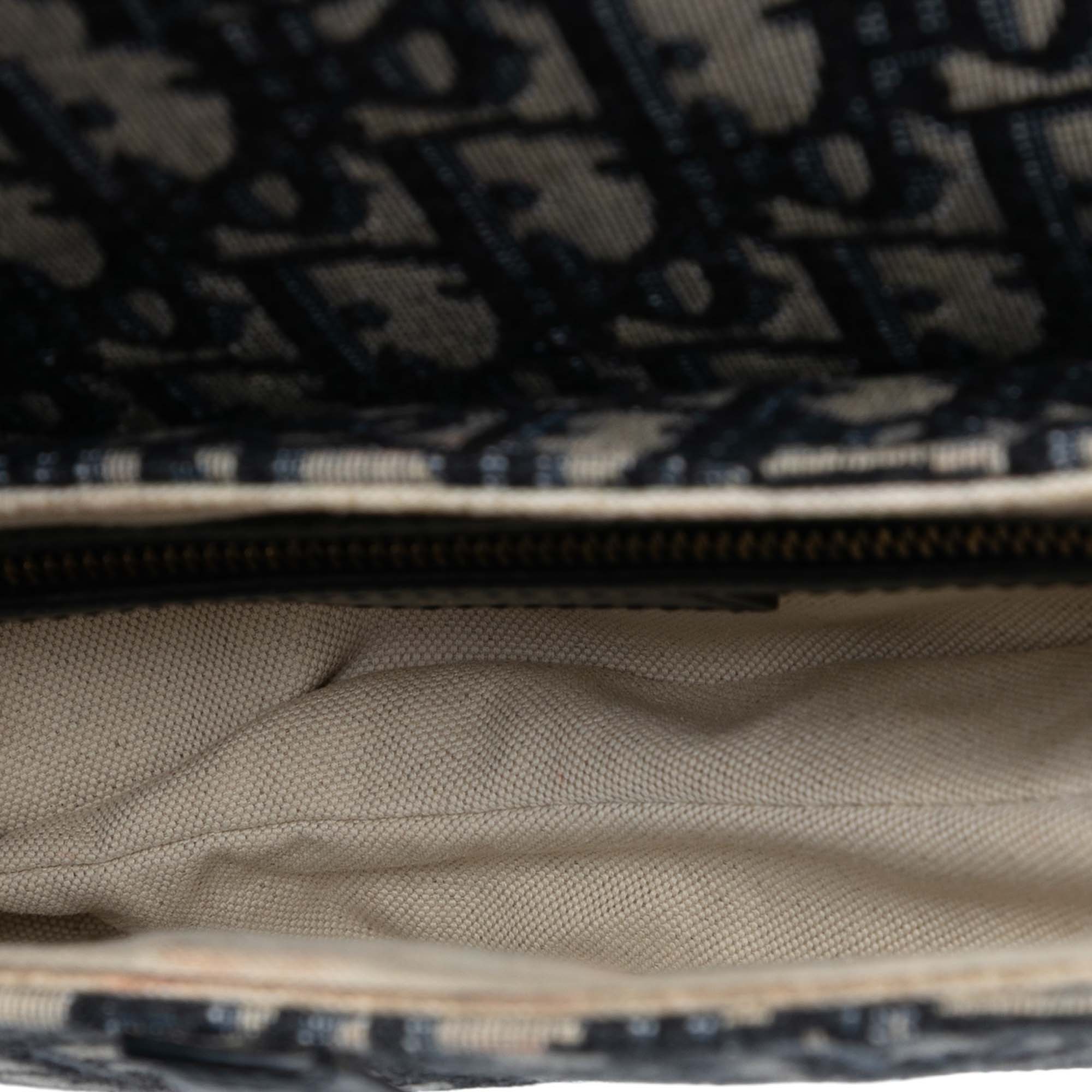 Oblique Canvas Saddle Bag - Image 4