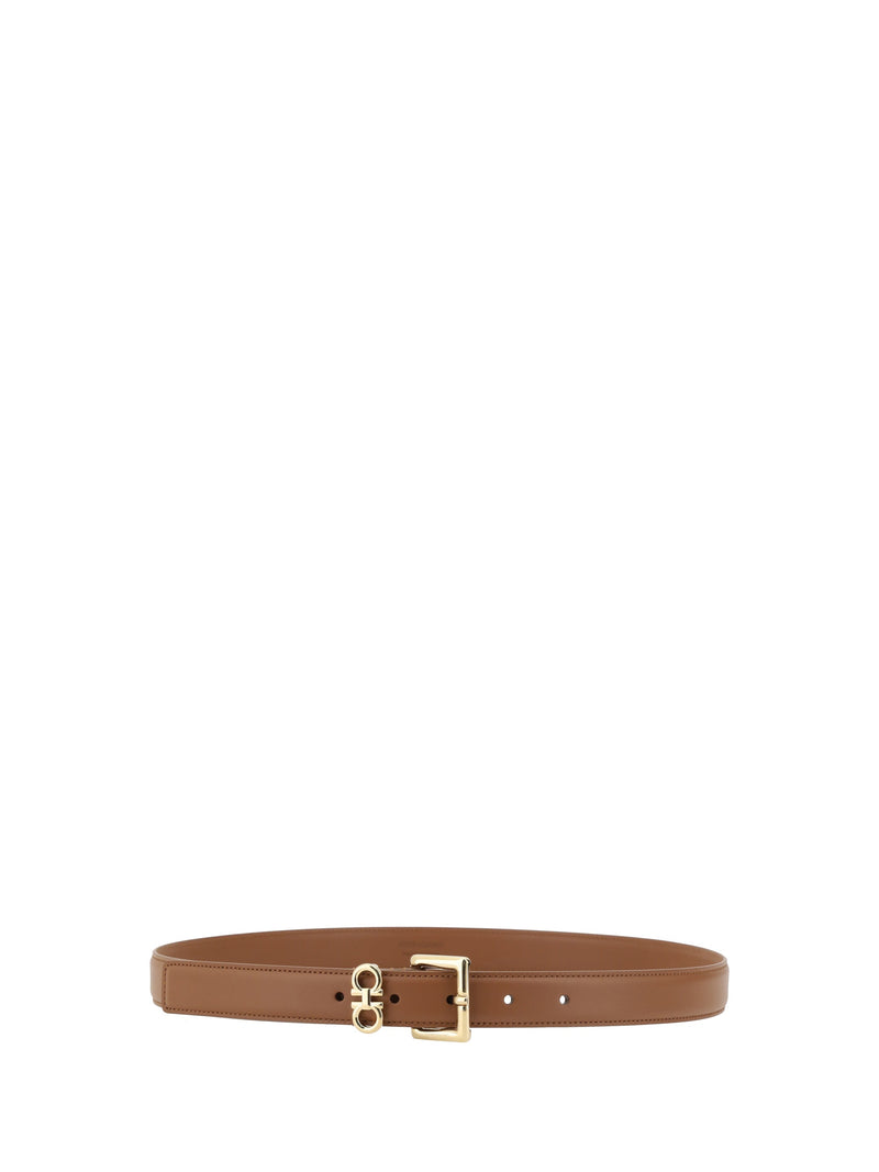 Ferragamo Belt — Beige Calf Leather Bos Taurus