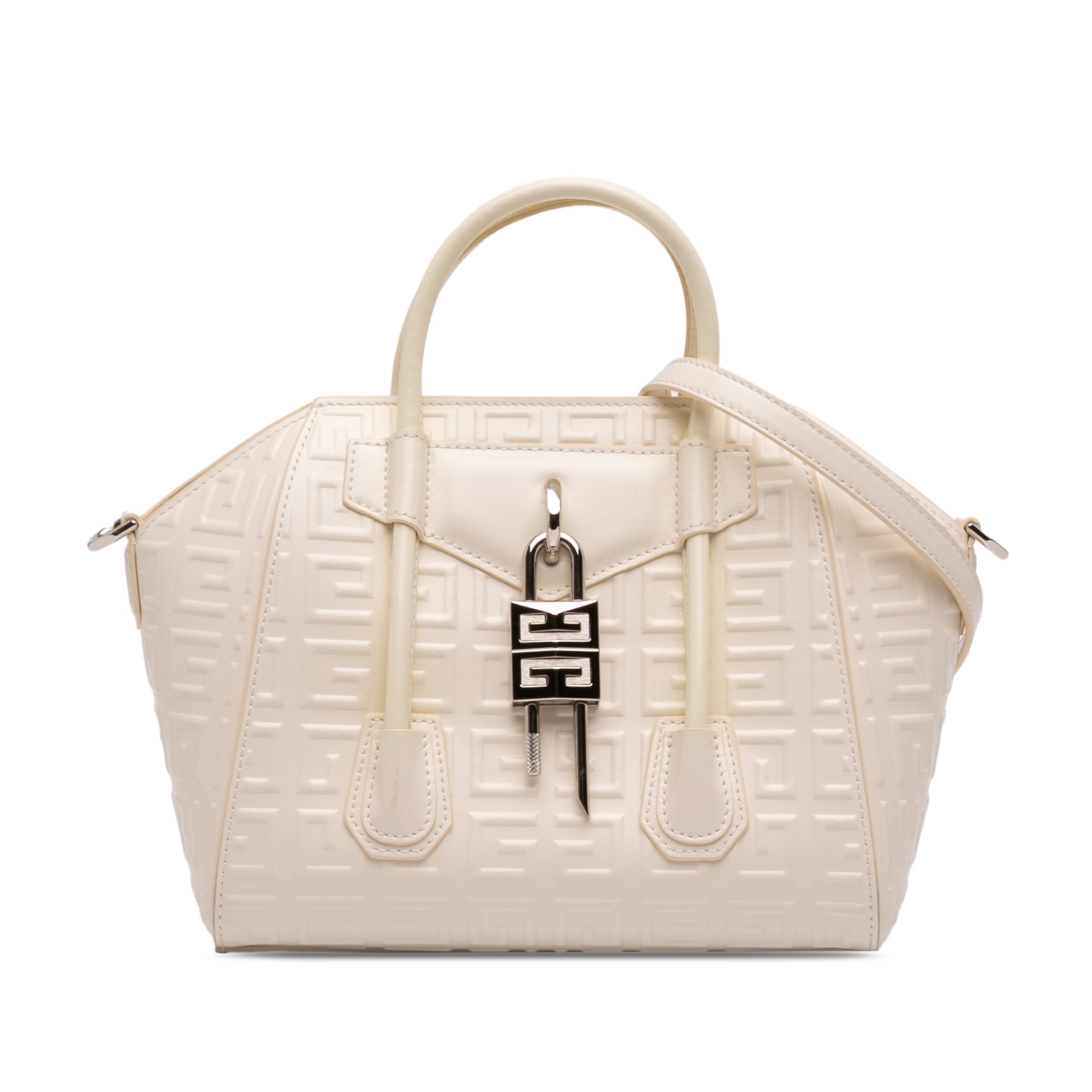 Mini Calfskin 4G Antigona Lock Satchel - Image 1